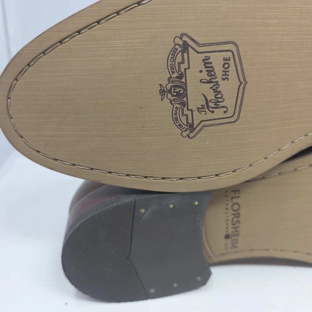 NEW Florsheim Marino Oxford Cap Toe Men's Size 9D Saddle Tan #11589‎ 257 No Box.